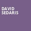 David Sedaris, Meyer Theatre, Green Bay